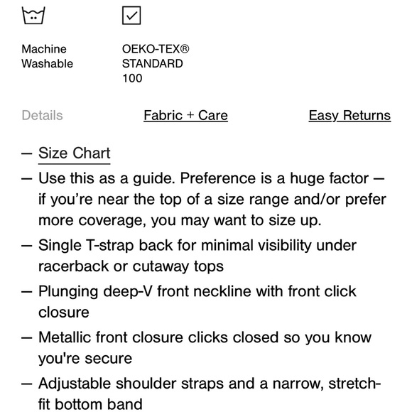 Negative Underwear Sieve Black Racer-Back Bra- NEW Size 2 NWT - Picture 7 of 7